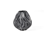 10899 Flame vase sort 19 cm fra Morsø - Fransenhome